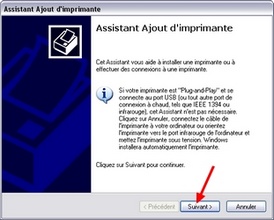 Assistant Ajout imprimantes Windows XP