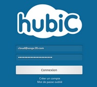 Connexion à la Webapp de hubiC