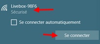 Se connecter à un réseau sans 
fil avec Windows 10