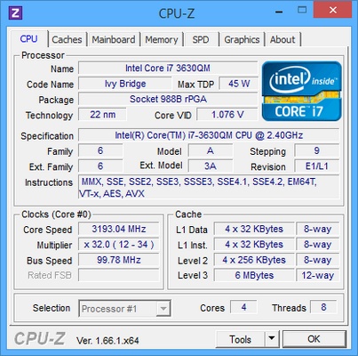 CPU-Z de CPUID