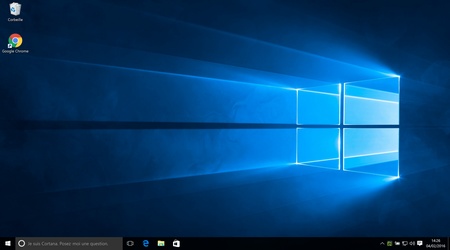 Installation de Windows 10 : 
Interface Modern UI de Windows 10
