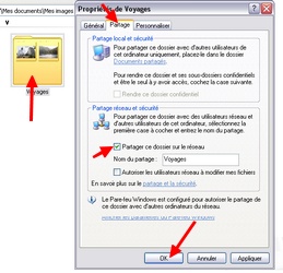 Partager un dossier avec Windows XP