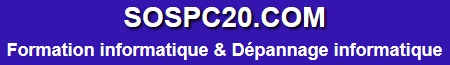 SOSPC20 : Site gratuit de cours et dépannage informatique en ligne (Maintenance PC, Montage PC, Réseau informatique et Internet,...