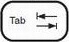 Raccourci clavier : Touche tabulation