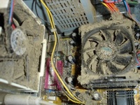 Poussière : Bloquage du ventirad PC