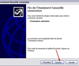 Activations des protocoles VPN - Windows XP