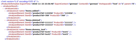Exemple de code source XML