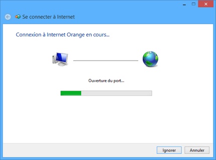 Connexion à Internet avec Windows