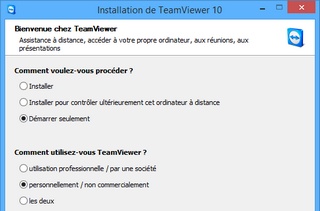 Utiliser Teamviewer sans installation