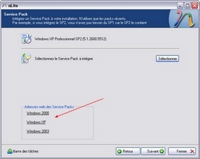 nLite : Ajouter le SP3 au CD de Windows XP