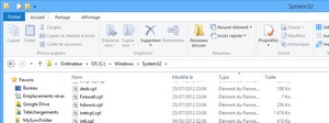 System32 : Répertoire où se trouvent les fichiers dll.