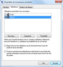Autoriser les utilisateurs - VPN - Windows 7